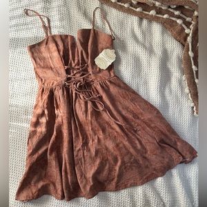 NWT- Corset Lace Up Dress